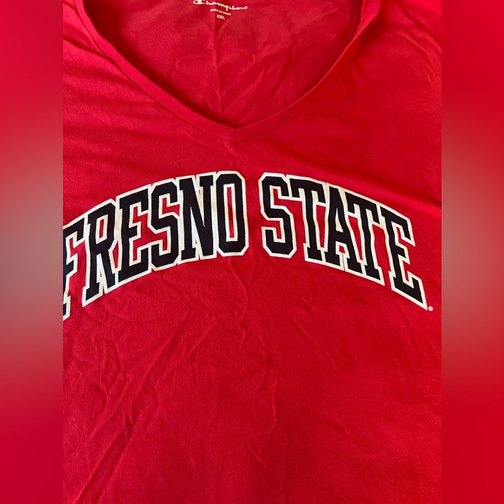 Fresno State vneck tshirt. Woman’s size XXL
